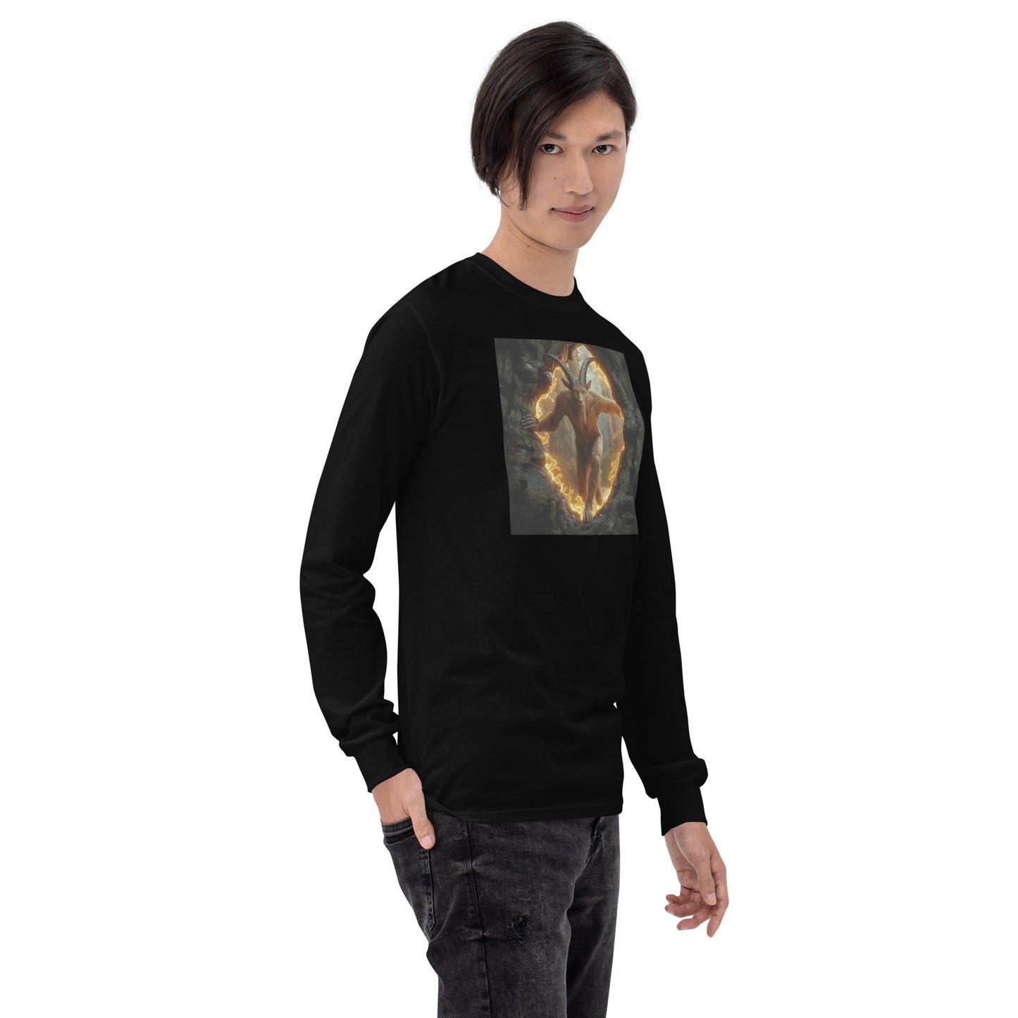 Herren Faun Longsleeve – Klangschmiede Edition