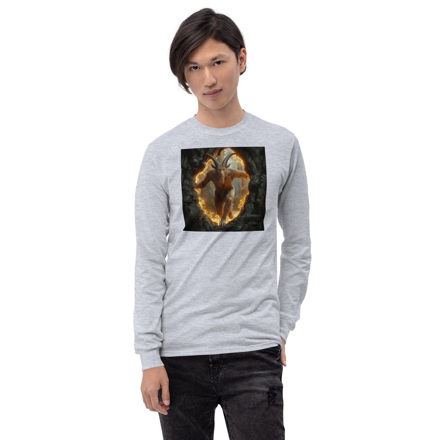 Herren Faun Longsleeve – Klangschmiede Edition