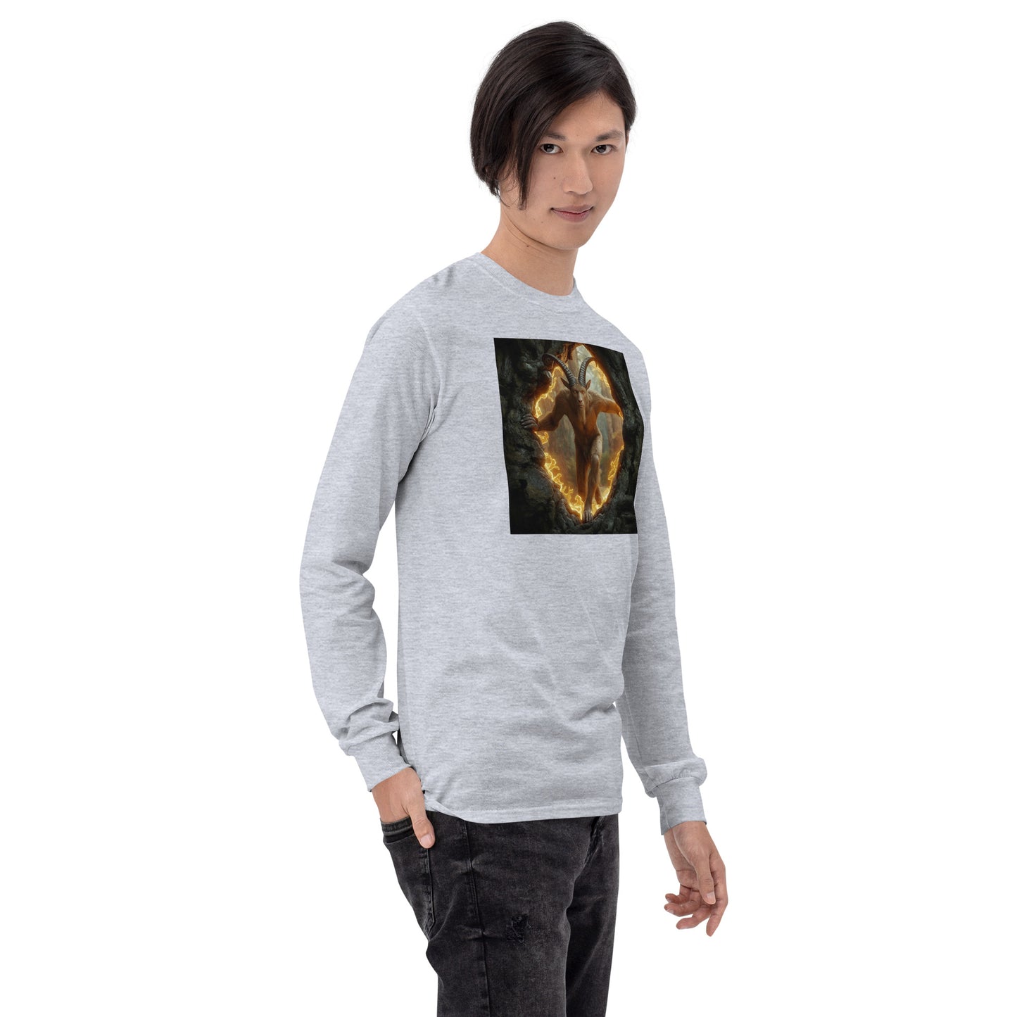 Herren Faun Longsleeve – Klangschmiede Edition